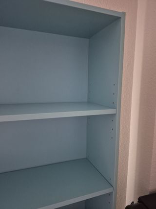 Estanteria azul de 180 cm. Gran capacidad