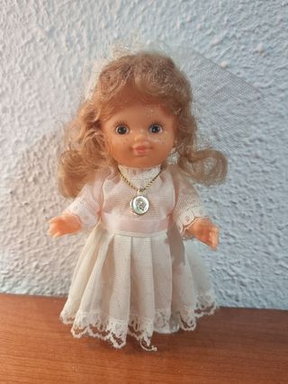 Muñeca comunión: Vestido blanco