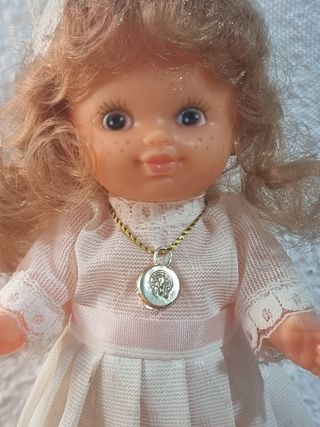 Muñeca comunión: Vestido blanco