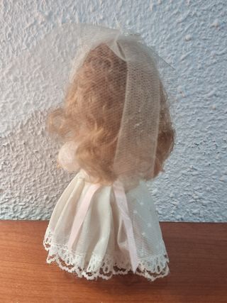 Muñeca comunión: Vestido blanco