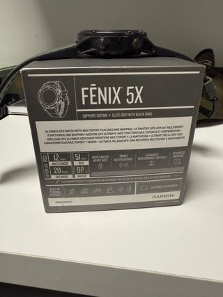 Garmin fenix 5x negro - GPS como nuevo