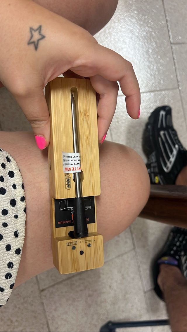 Termómetro inalámbrico inteligente, Sin usar