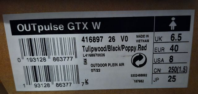 Zapatillas Salomon Outpulse GTX W 40
