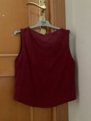 Top mujer rojo talla S