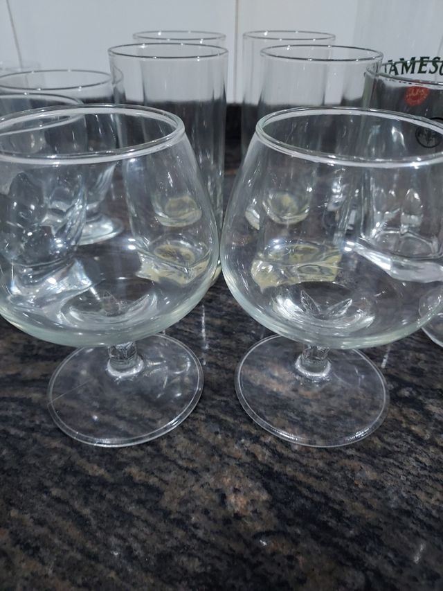 Lote vasos copas cristal