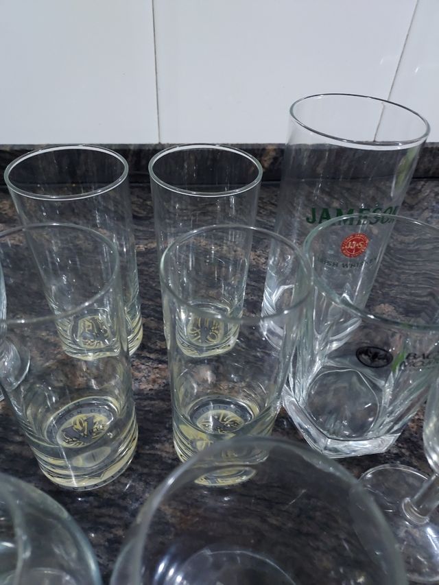 Lote vasos copas cristal
