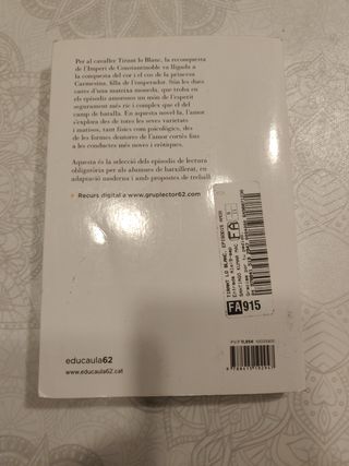 Tirant lo Blanc. Episodis amorosos. Text adapta...