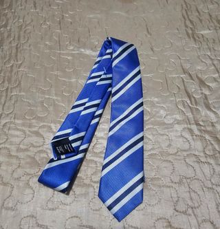 Corbata BURTON azul rayas