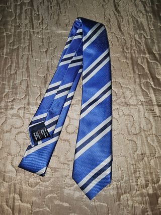Corbata BURTON azul rayas