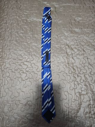 Corbata BURTON azul rayas