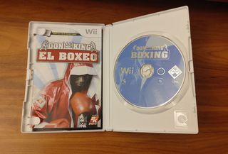 Juego Wii Don King El Boxeo + Guantes
