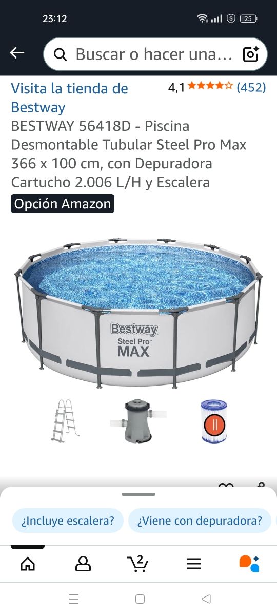 Piscina Bestway Steel Pro MAX