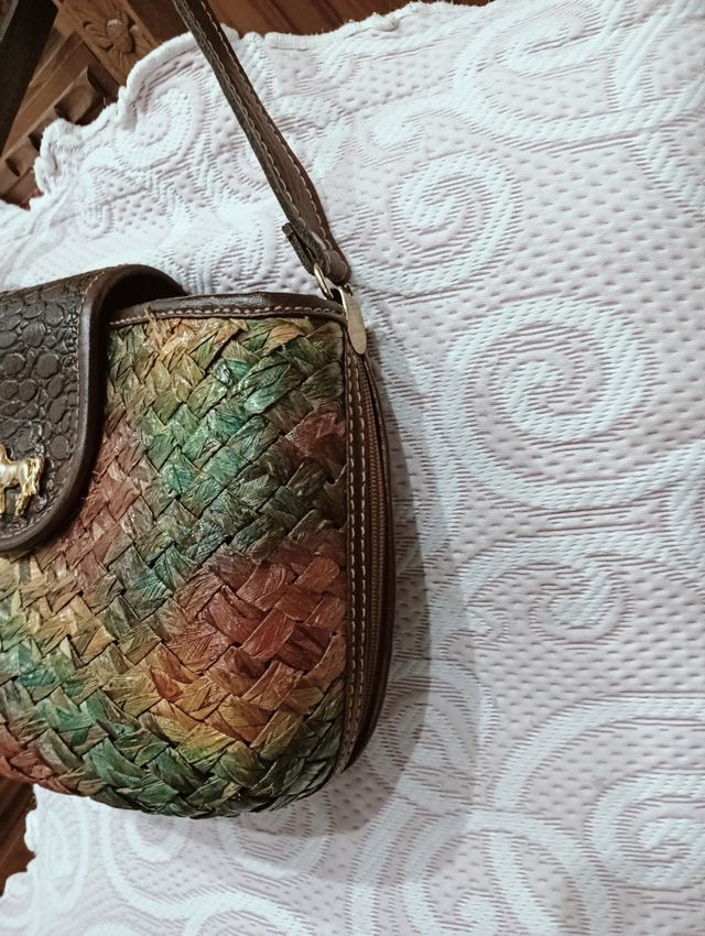 Bolso bandolera multicolor Bambú.