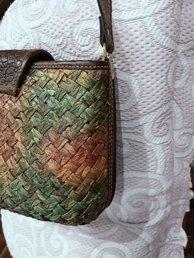 Bolso bandolera multicolor Bambú.