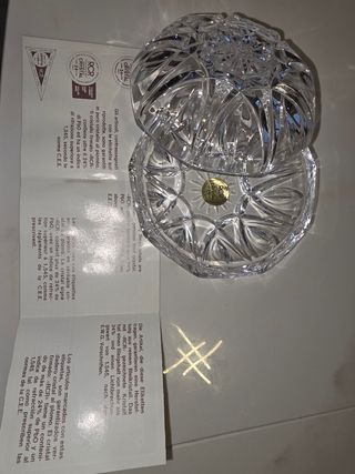 Scatola cristallo RCR vintage