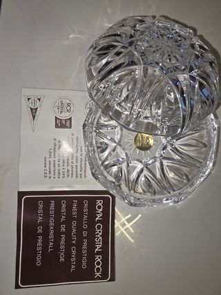 Scatola cristallo RCR vintage