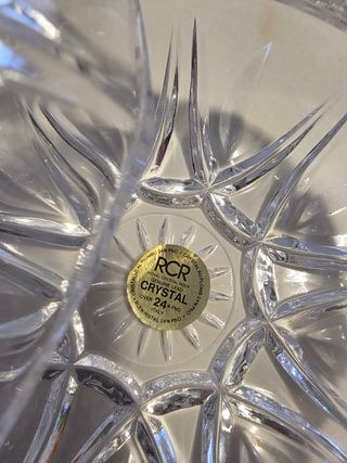 Scatola cristallo RCR vintage