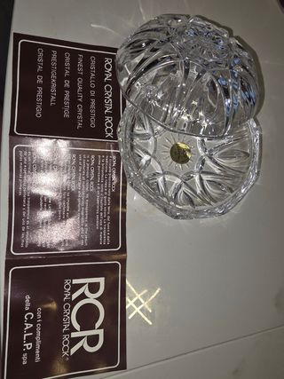 Scatola cristallo RCR vintage