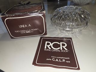 Scatola cristallo RCR vintage
