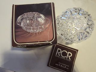 Scatola cristallo RCR vintage