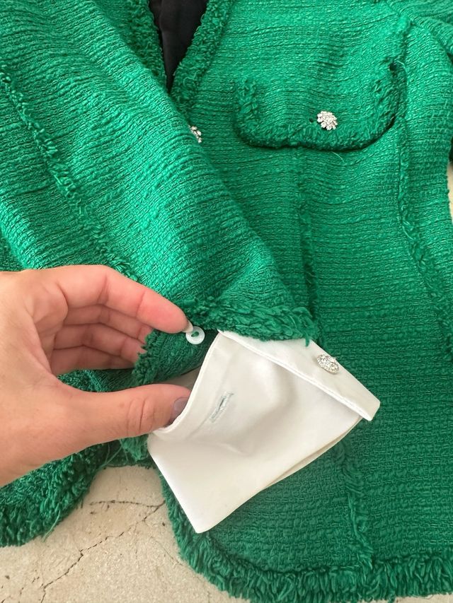 Giacca verde Zara - Taglia S