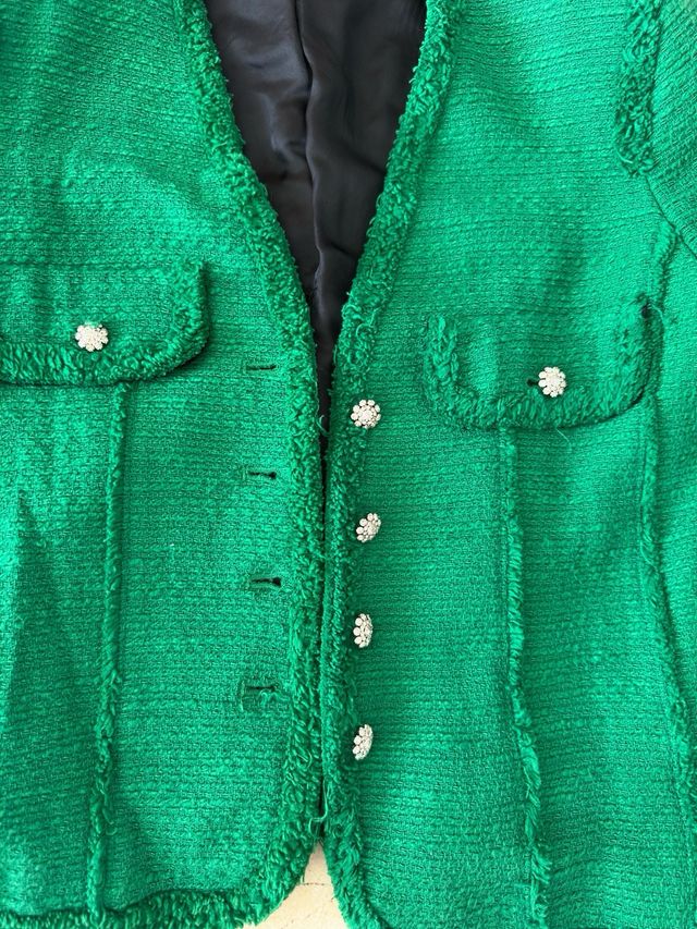 Giacca verde Zara - Taglia S