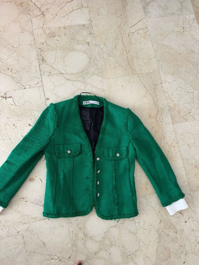 Giacca verde Zara - Taglia S
