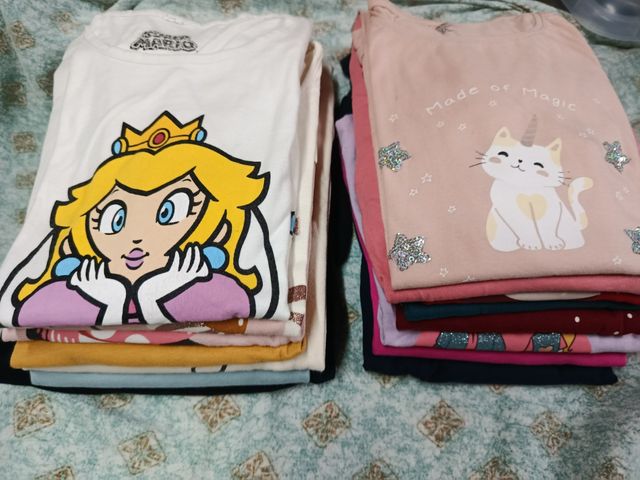 Lote de 14 Camisetas Niña