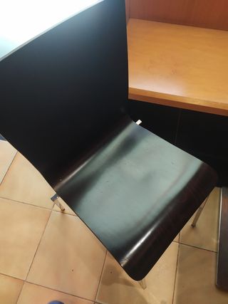 33Sillas bar  - madera y metal y 20 mesas de 60x60