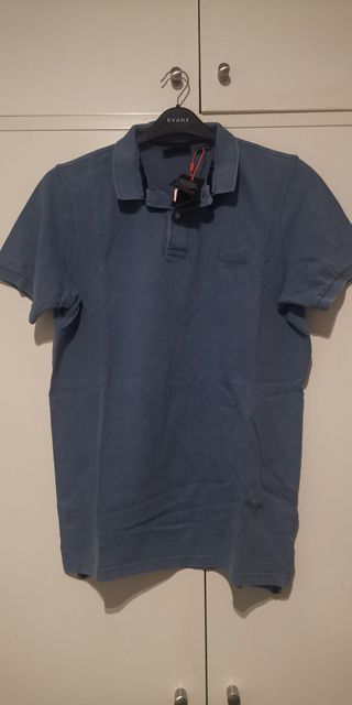 Polo Superdry Azul XL - Nuevo