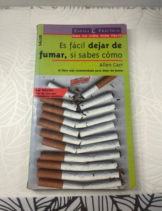 Libro dejar de fumar