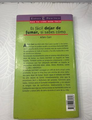 Libro dejar de fumar