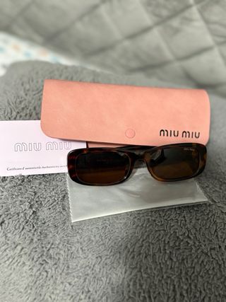 Gafas Miu Miu - Marrón Dorado