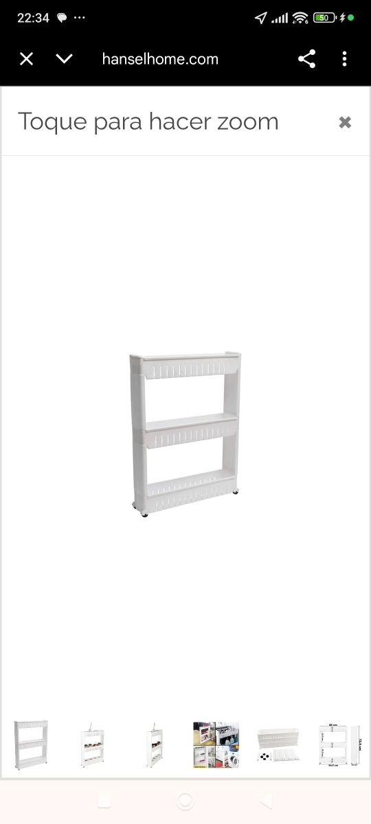 Carrito de 3 niveles - organizador