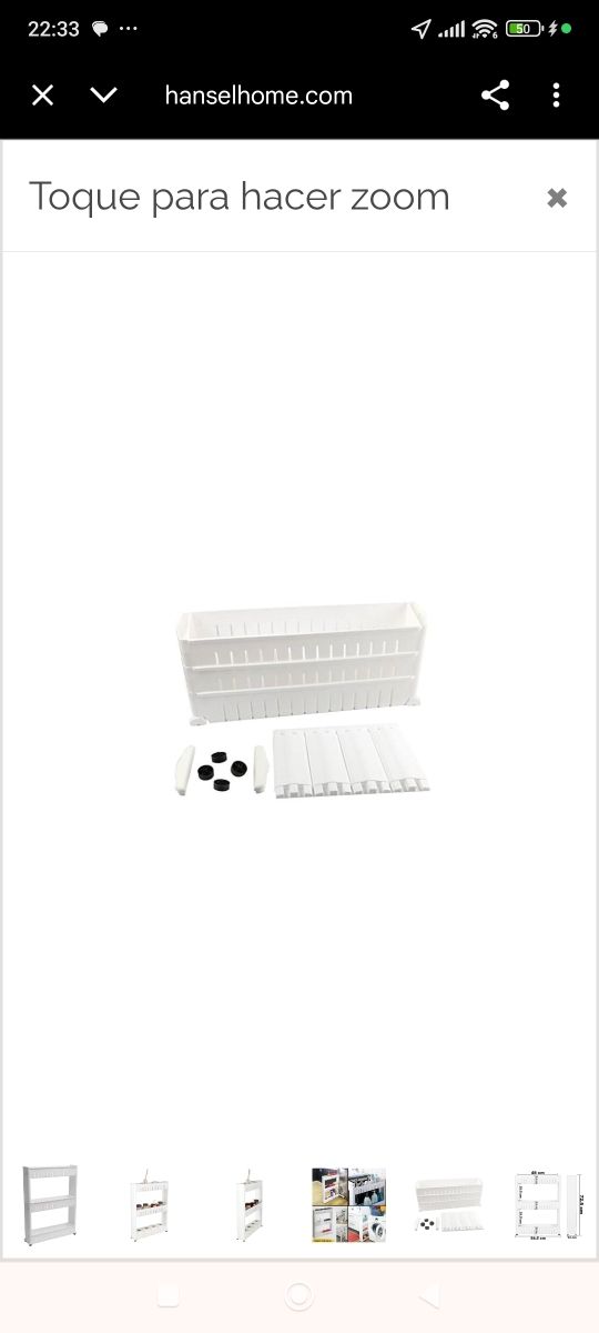 Carrito de 3 niveles - organizador