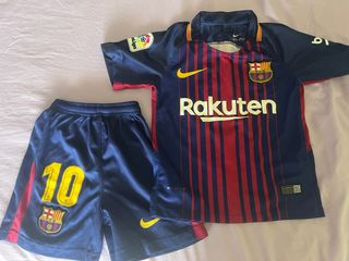 Equipación FC Barcelona Messi niño