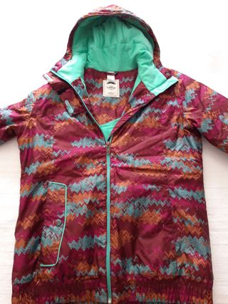 Chaqueta nieve Lunds marrón multicolor