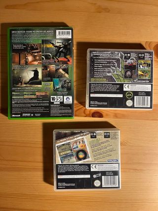 3 Gioco PS2 + Custodie ITA