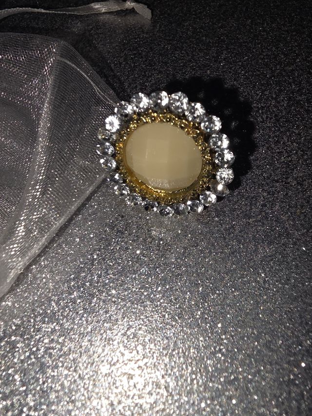 3 Anelli Regolabili con Strass