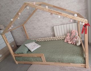 Cama casita Montessori infantil