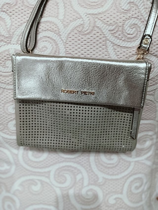 Bolso bandolera Robert Pietri plata