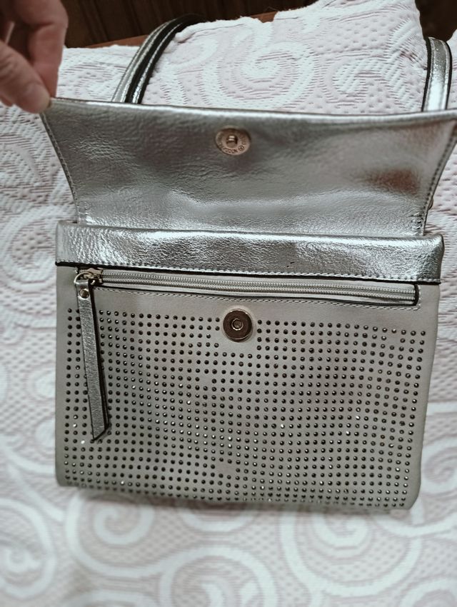 Bolso bandolera Robert Pietri plata