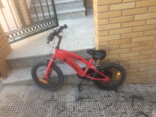Bicicleta niño 16" roja