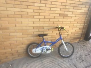 Bicicleta niño BTWIN 16" azul
