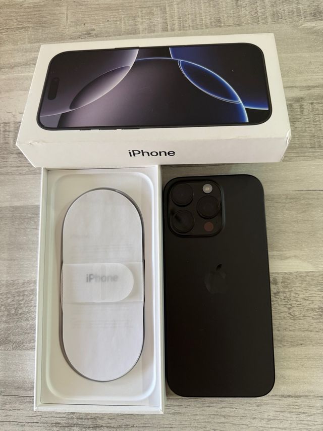 iPhone 16 pro 128gb 16/8/2025 18 ciclos factura 
