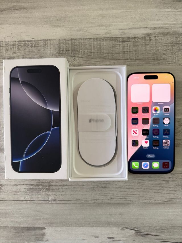 iPhone 16 pro 128gb 16/8/2025 18 ciclos factura 