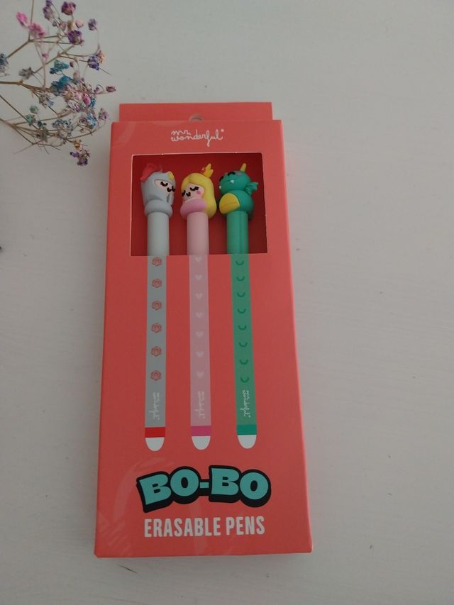 Boligrafos borrables Mr. Wonderful