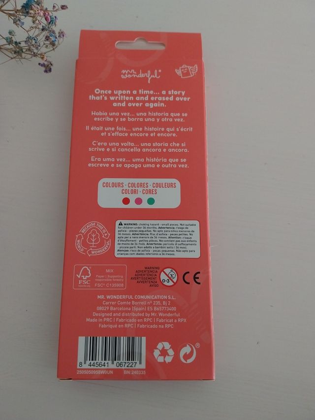 Boligrafos borrables Mr. Wonderful