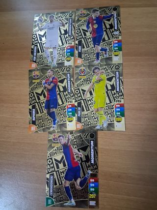 OFFERTA- 5 Card Adrenalyn LIGA Momentum 24/25