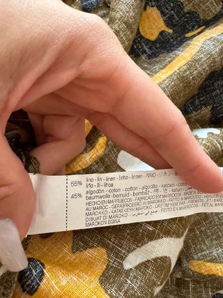 Falda midi étnica pareo verde khaki Zara